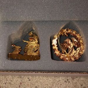 Snowman and Angel set